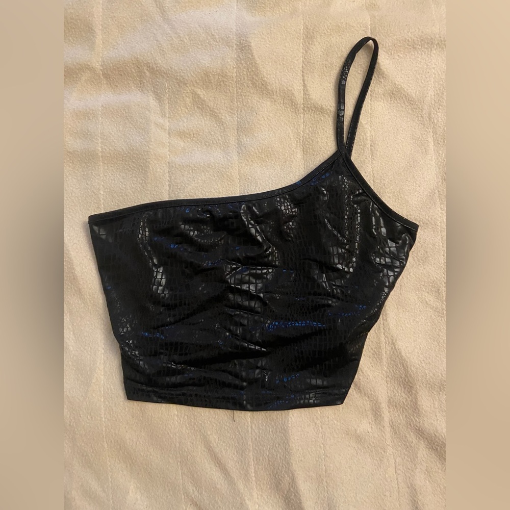 Shein One Shoulder Cropped Tank